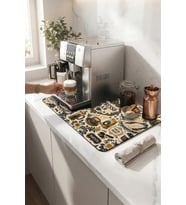 Valerine Life Kahve Espresso Makinesi Matı 35x45cm Çaycı Pad Su Geçirmez Swan Coffee