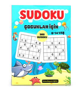 Çocuklar İçin 6x6 Sudoku Kitabı (360 Sudoku)