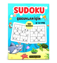 Çocuklar İçin 6x6 Sudoku Kitabı (360 Sudoku)