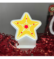 Yıldız Yılbaşı Masaüstü Led Lamba/gece Lambası/usb’li Ve Uv Baskılı (leon—led Ile Neon Görünüm) 11*11 cm