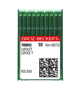 FDM Groz Beckert LWx2T Etek Baskı Makine İğnesi 12 Numara