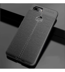 Xiaomi Mi 8 Lite Kılıf Pu-Deri Leather Pu Serisi Esnek Soft Ultra Protection (Siyah)