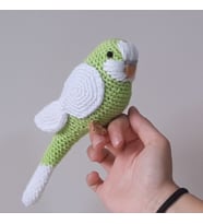 Amigurumi Kuş Muhabbet Kuşu Elma Yeşili