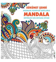 Sükunet Şehri - Mandala (Büyükler İçin Boyama)