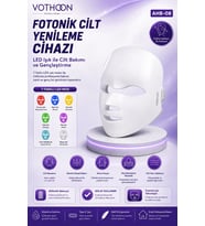 7 Renk LED Fototerapi Yüz Maskesi Işık Terapili Cilt Bakım Cihazı Profesyonel Ev Bakımı