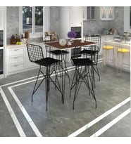 Knsz masa sandalye takımı hem105zengin cvzsyh 130*070 4 sandalye syhsyh