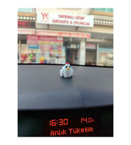 Sevimli Tavuk Tasarımlı Dikiz Aynası Süsü Otomobil Aksesuarı