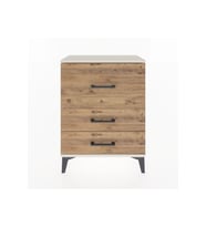 Arges Komodin 3 Çekmeceli 60x30x80 Aytaşı-Çam