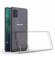 Samsung Galaxy A51 Kılıf Şeffaf Süper Silikon Yüksek Kalite