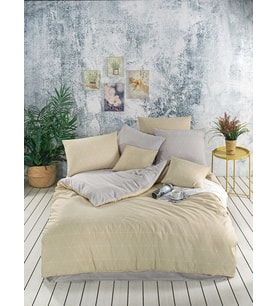 BEGENALHOME  RANFORCE LIGHT Kahve Dream Nevresim Takımı  Tek Kişilik