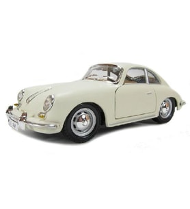 Bburago 1961 Porsche 356B Coupe Krem 1:24 Model Araba
