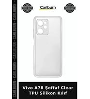 Vivo A78 Şeffaf Clear TPU Silikon Kılıf Cihaz Koruma Akıllı Telefon Cep Aksesuarı