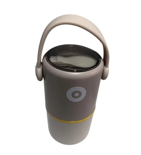 VAGONLİFE PASLANMAZ ÇELİK KULPLU TAŞINABİLİR 2 BÖLMELİ SİLİNDİR YEMEK KABI - LUNCH BOX VGN1267B 820M