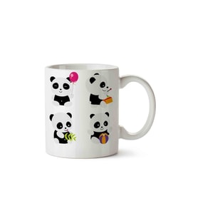 Panda Cutenes Porselen Kupa Bardak