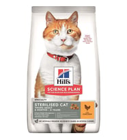 Hills Sterilised Kısırlaştırılmış Tavuklu Kedi Maması 3 Kg