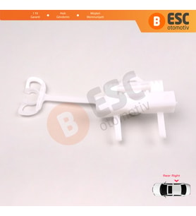 Fiat Linea 323 110 2007-2018 51898678 İçin Elektrikli Arka Sağ Kapı Cam Kriko Tamir Klipsi