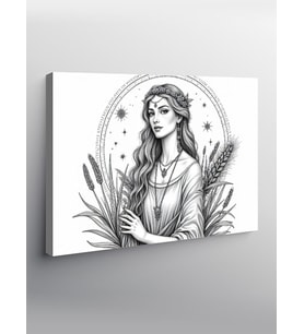 Kanvas Tablo Başak Burcu