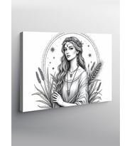 Kanvas Tablo Başak Burcu