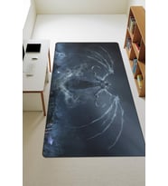 Modern Dijital Baskı Kaymaz Taban Çocuk ve Genç Odası Halısı H0515