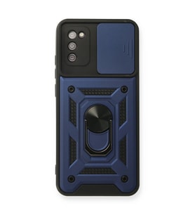 Galaxy A03s Kılıf Pars Lens Yüzüklü - Lacivert