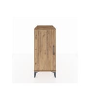 Kronos Komodin 2 Raflı Tek Kapaklı 44x59x96 Çam-Çam