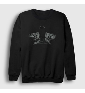 Presmono Unisex Siyah Real V2 Rapper NF Sweatshirt 305051tt