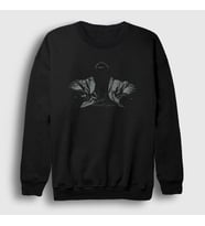 Presmono Unisex Siyah Real V2 Rapper NF Sweatshirt 305051tt