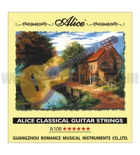 Alice A-106-H4 Klasik Gitar Tek Teli - 4. Tel (Hard Tension - Gümüş Kaplama)  Gümüş Kaplama Bakır Sarım, Hard Tension (Sert) Gerilim, Derin ve Berrak Bas Tonu  Uyum: Tüm Standart Klasik Gitarlar (4. Re/D Teli)