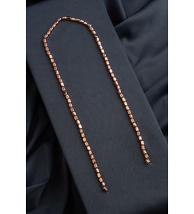 Hematit Doğal Taş Parlak Roz Silindir Kesim 3x5mm Dizi [AA]
