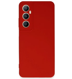 Realme C65 Kılıf First Silikon - Kırmızı