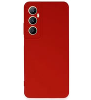Realme C65 Kılıf First Silikon - Kırmızı