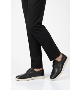 Pierre Cardin Siyah Hakiki Deri Erkek Casual Ayakkabı 19262 M