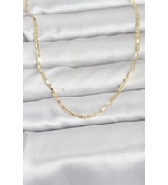 CM 14K Gold Renk Lazerli Zincir Model 60 cm Kadın Kolye 5886 - 1OL9774-6873
