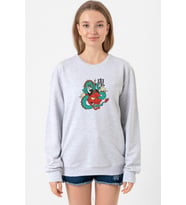 Dragon Samurai Anime Grimelanj Kadın 2ip Sweatshirt