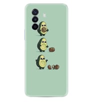 Huawei Nova Y70 Y90 Nova 9 SE  Kılıf Desemli Silikon Avokadolar1352