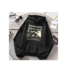 Radiohead Unisex Siyah Sweatshirt