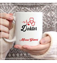 Kişiye Özel Doktor Kupa Bardak Fotoğraf Baskılı
