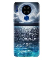 Reeder P13 Blue Max Lite Kılıf Desenli Silikon Great Moon