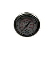 Manometre Gliserinli Arka Çıkışlı Q63 - 0 - 250 Bar 1/4