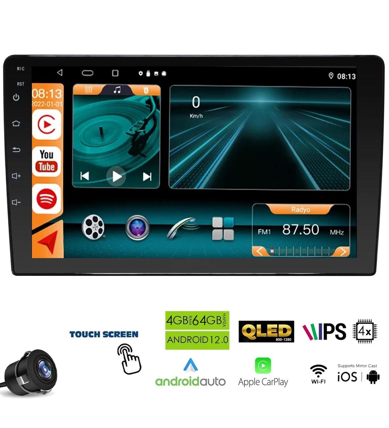 Navimex 409 Tablet Multimedya Android 9 İnç 4+64GB 4 Çekirdek