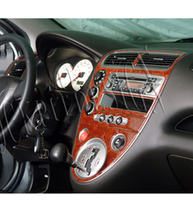 Meriç® Honda Civic Type R Ön Torpido Kaplama Maun 6 Parça 2001-2006 (Maun)