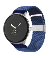 Samsung Galaxy Watch Gear S2 3 41mm 42mm Active 2 40mm 44mm Kordon Metal Klipsli (Mavi)