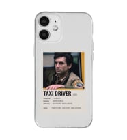 Iphone 12 Uyumlu Taxi Driver Poster Tasarımlı Şeffaf Telefon Kılıfı
