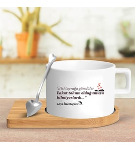 Bizi Toprağa Gömdüler Çay Kahve Fincanı (Beyaz)