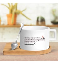 Bizi Toprağa Gömdüler Çay Kahve Fincanı (Beyaz)
