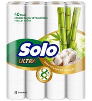 Solo Avantaj Set 40 Rulo Tuvalet Kağıdı + Ultra Kağıt Havlu 16 Lı Rulo Organik Bambu ve Pamuk Özlü