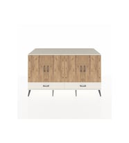 Kronos Konsol 6 Raflı 2 Çekmeceli 4 Kapaklı 176x59x99 Aytaşı-Çam/Aytaşı