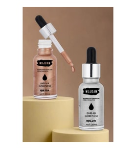 2'li Damlalık Şişeli Likit Aydınlatıcı Highlighter Seti