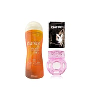 Durex Play 2in1 Ylang Ylang Baştan Çıkartıcı & Kayganlaştırmaya Jel 200 ml + Penisinize Titreşimli Halka + Hediye