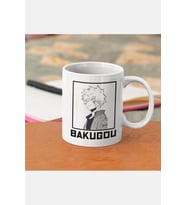 My Hero Academia Bakugou Kupa Bardak (Beyaz)